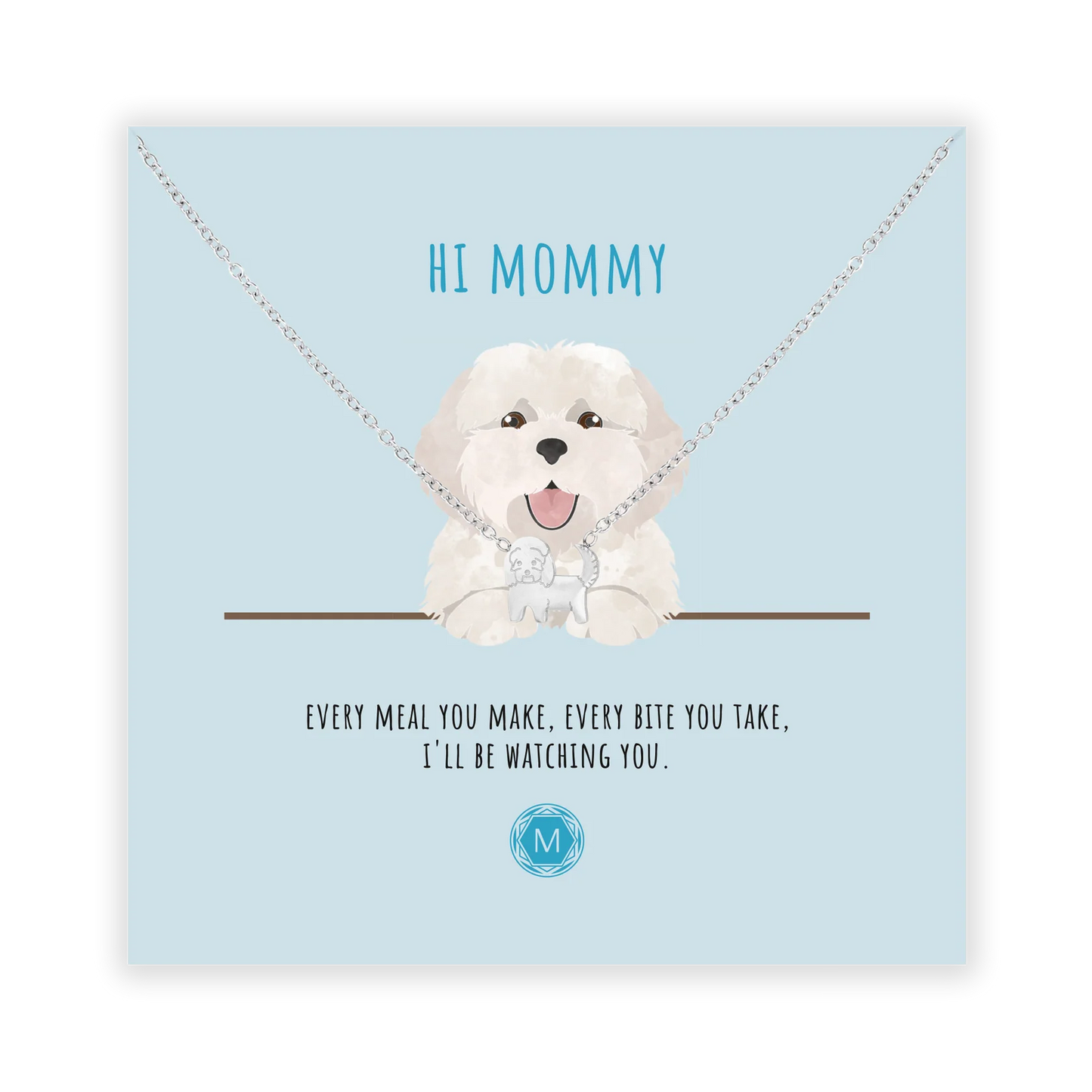 HI MOMMY Necklace Silber
