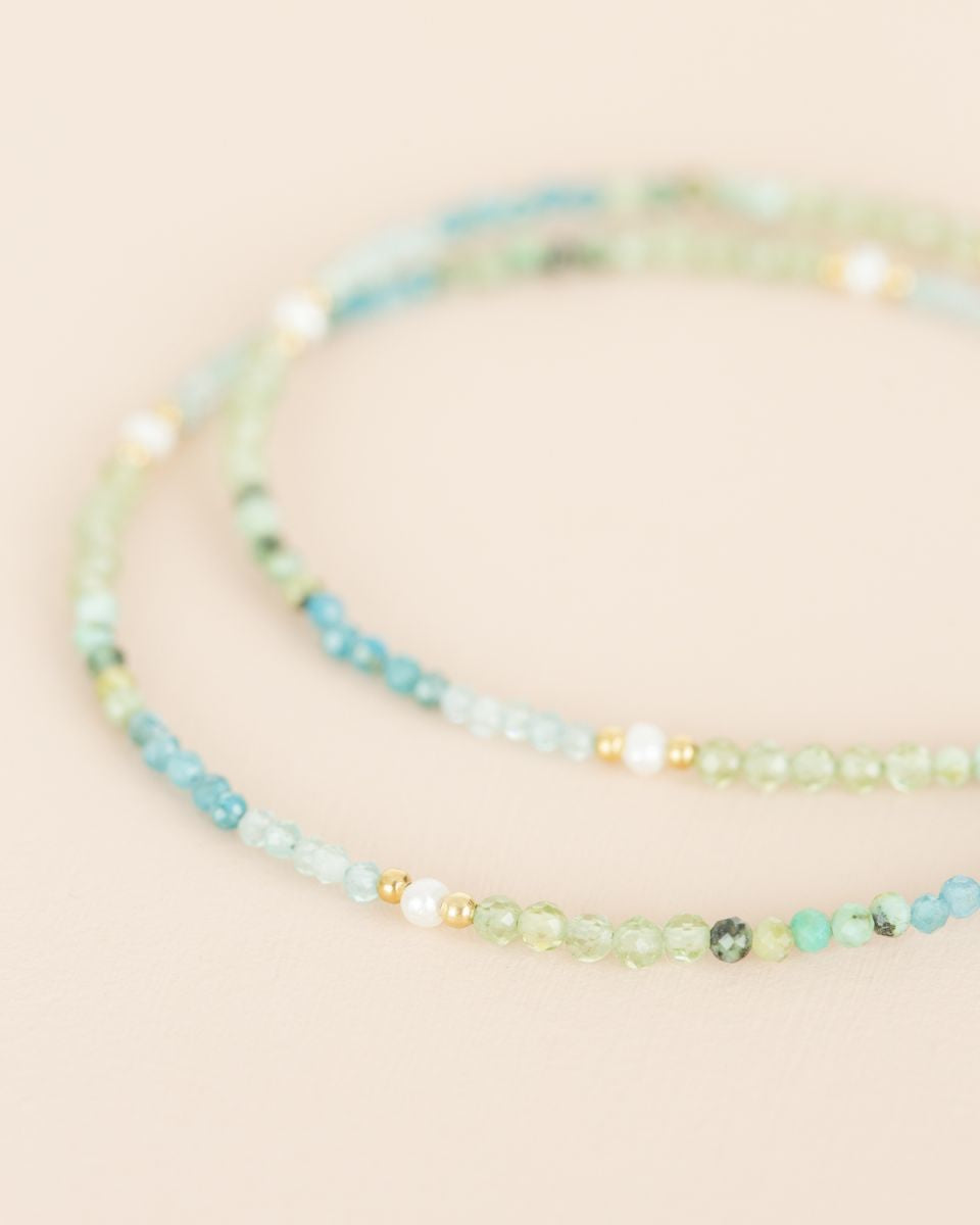 Halskette Apatite