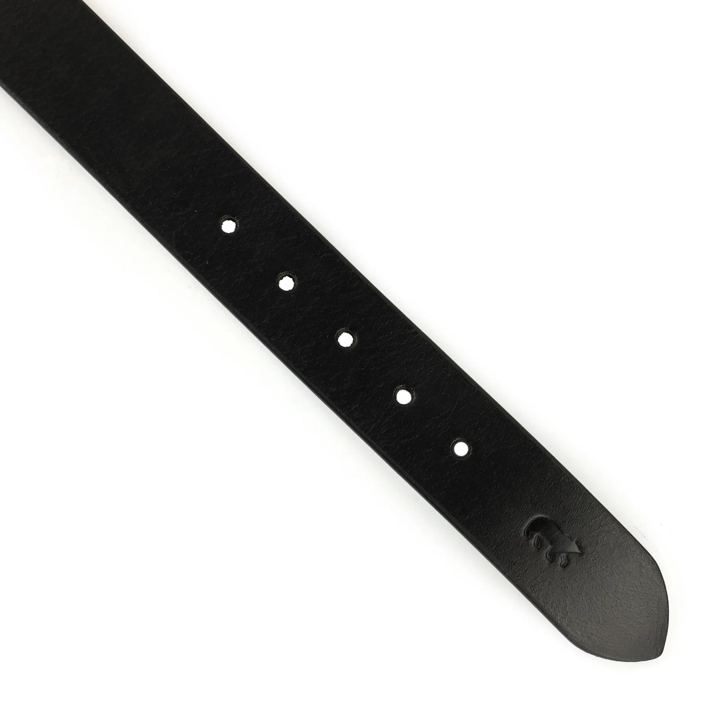 Breiter Ledergürtel 'Julian' Schwarz 3.5 cm