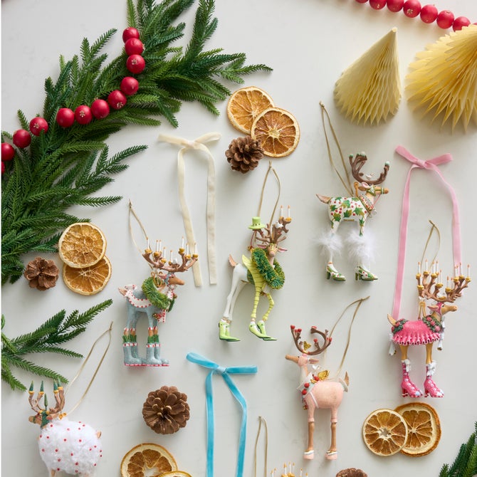 Dash Away Vixen Reindeer Ornament