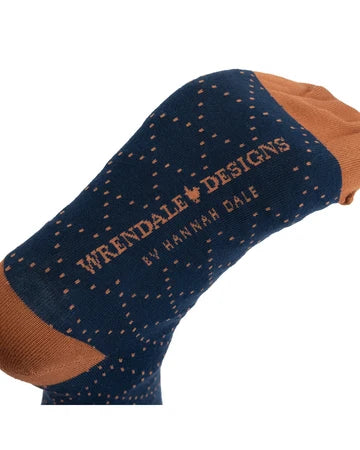 Hochland Kuh Männersocken von Wrendale Designs