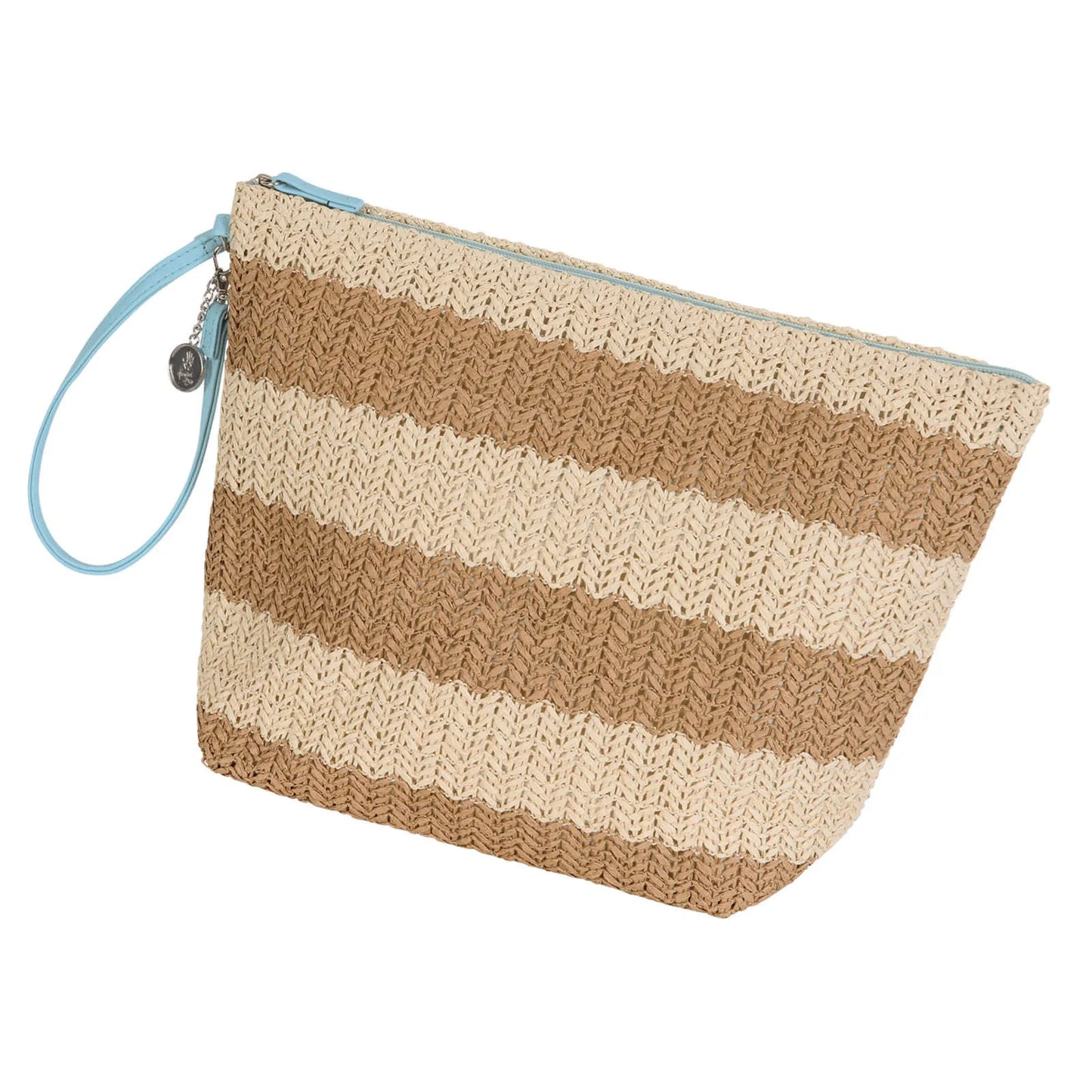 Kosmetiktasche natur / Organizer CARRY beige mit Handschlaufe groß
