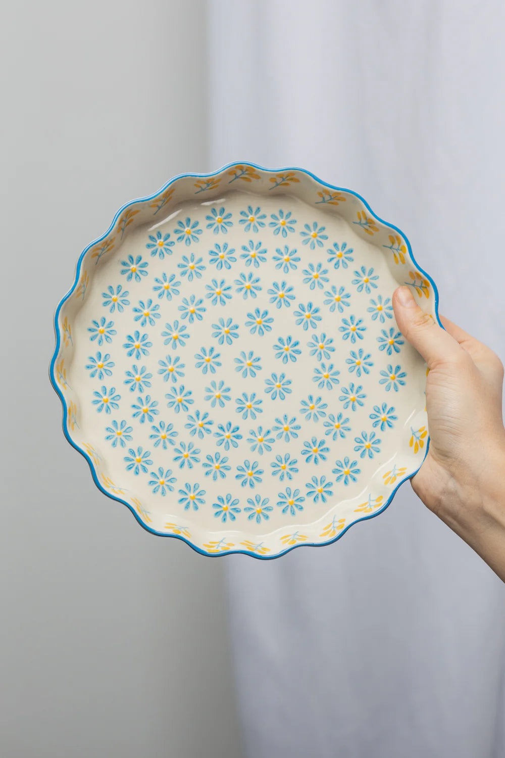 Quicheform FLORAL 22 cm