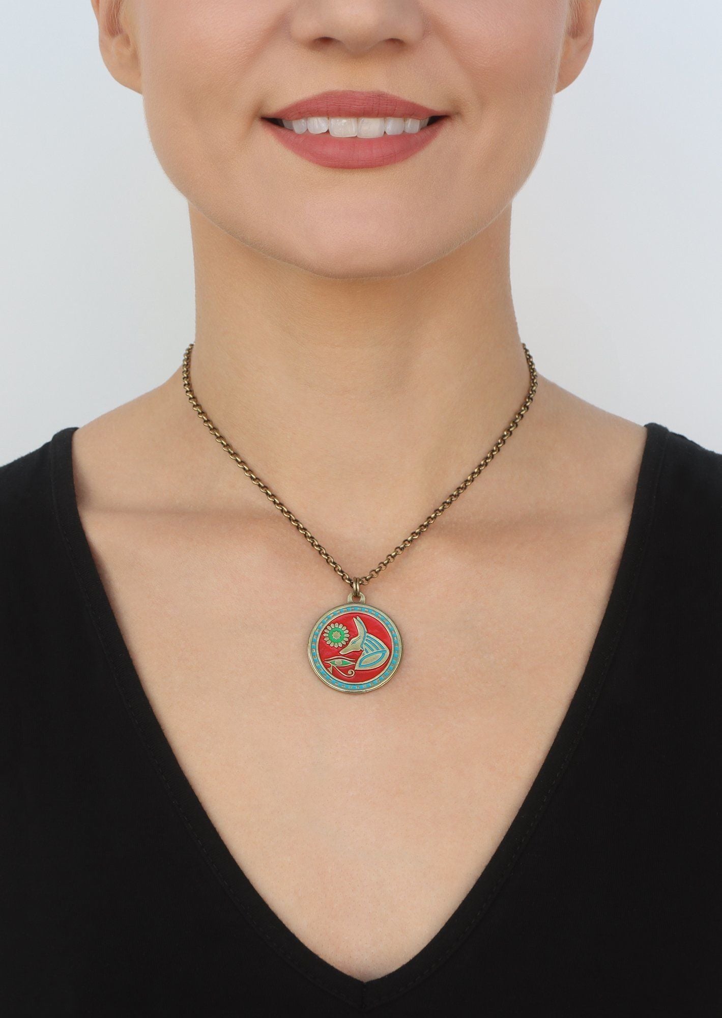 Halskette Medallion