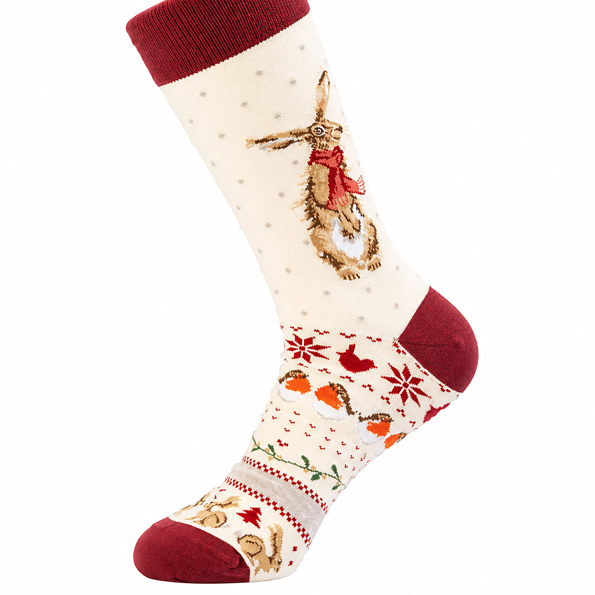 Hase Männersocken von Wrendale Designs