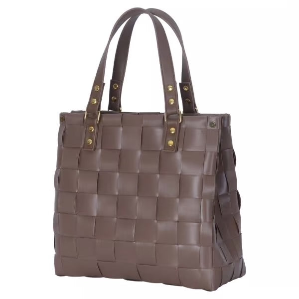 Handed By - Charlotte Handbag - Hazel Brown - Größe XS