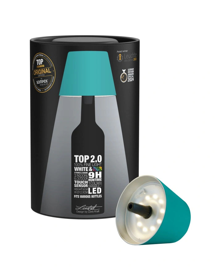 Sompex TOP 2.0 Akku-Flaschenleuchte (RGBW)