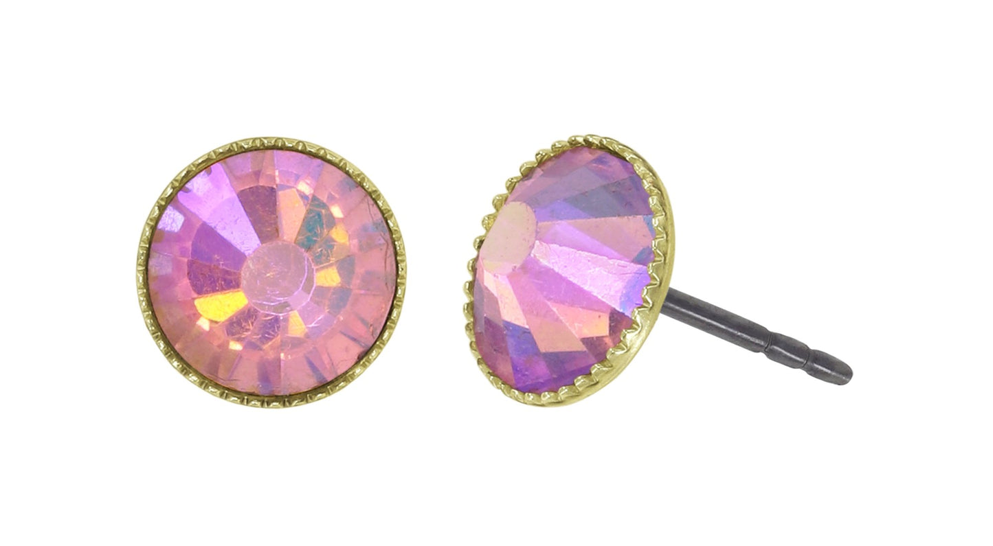 Konplott Earrings Black Jack Large Studs