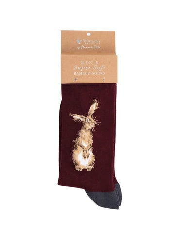 Hasen Männersocken von Wrendale Designs