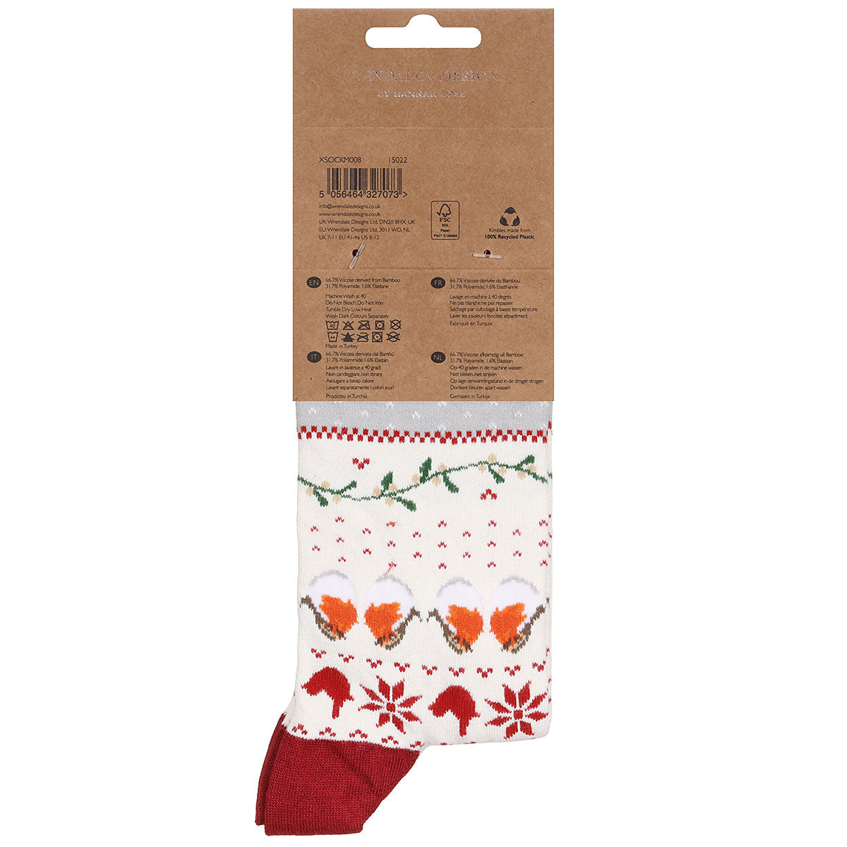 Hase Männersocken von Wrendale Designs
