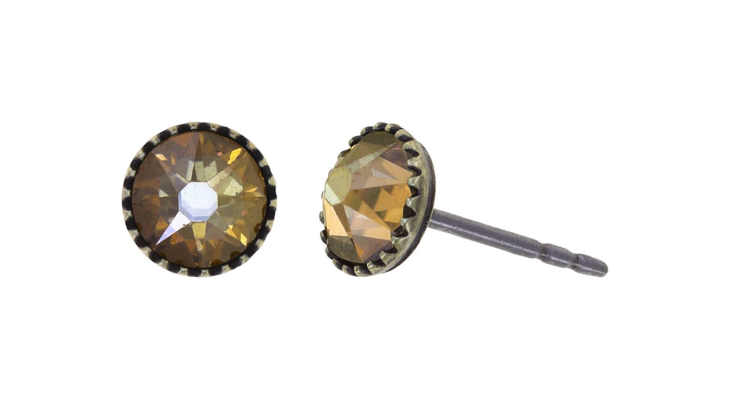 Konplott Ohrringe Black Jack Stecker klein