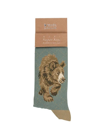 Bären Männersocken von Wrendale Designs