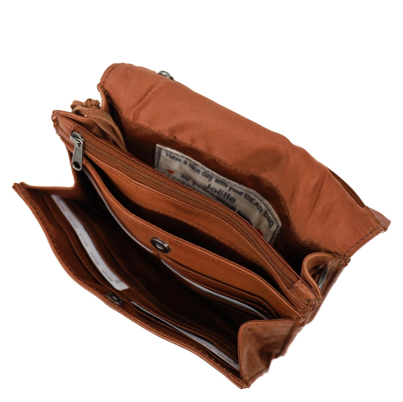 Umschlagtasche 'Joëlle' Cognac