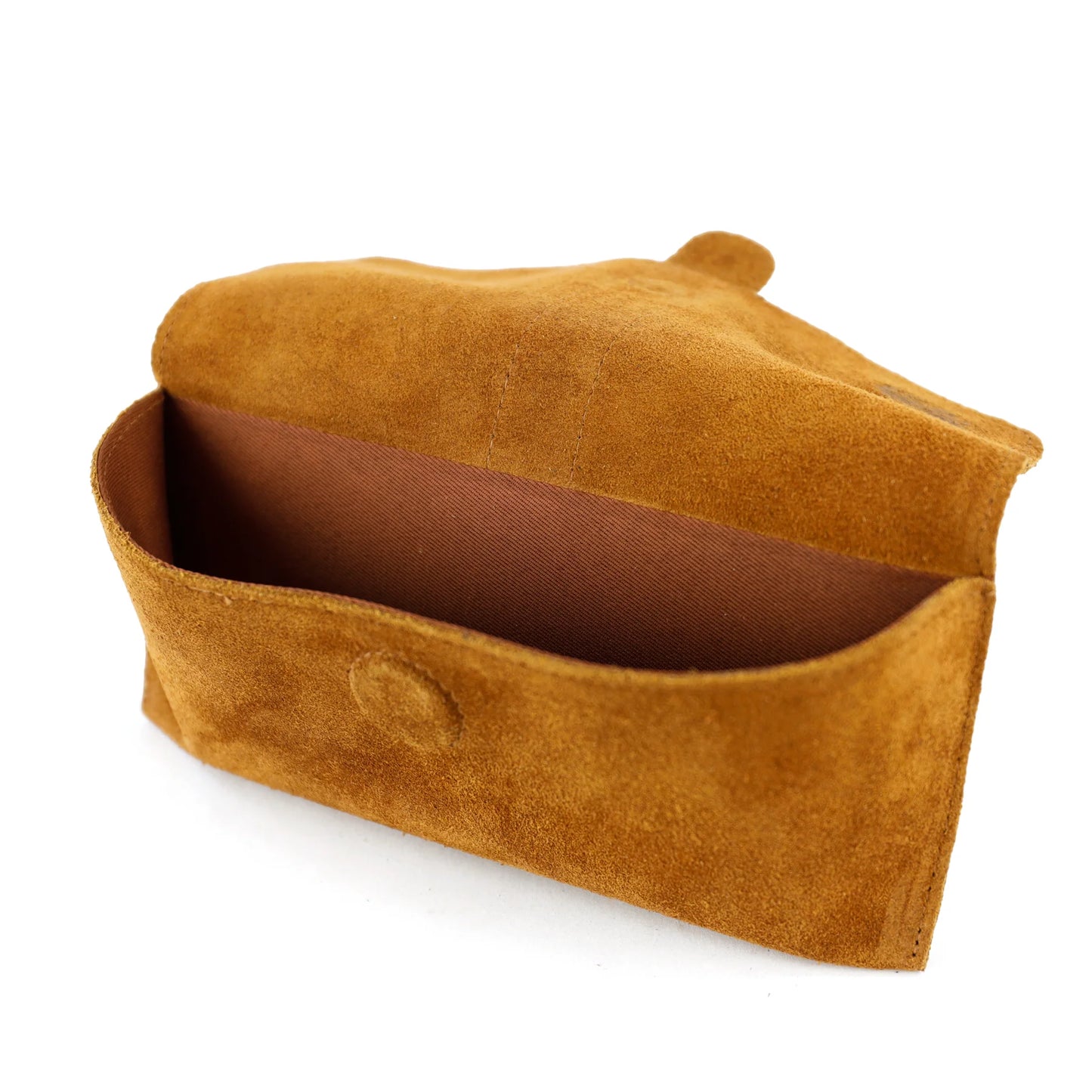 Velours Brillenetui 'Weta' Cognac
