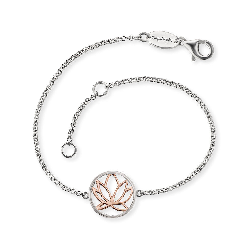 Engelsrufer Armband Lotus bicolor mit Zirkonia