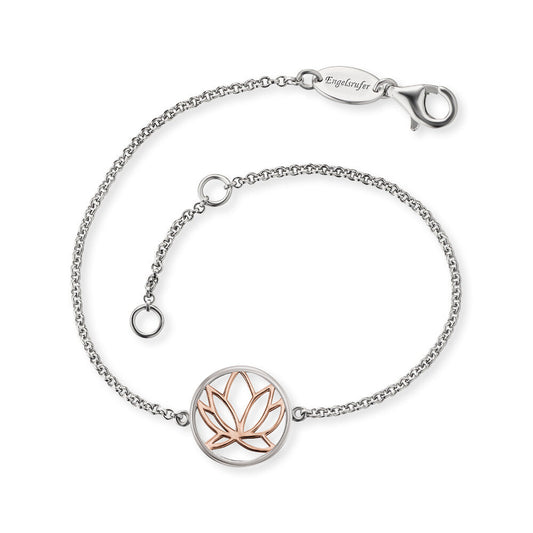 Engelsrufer Armband Lotus bicolor mit Zirkonia