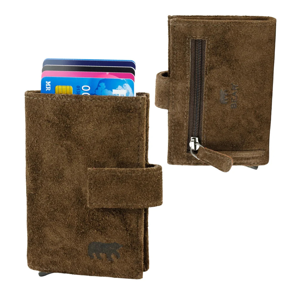 Kartenhalter Velours Elsie SU-6814 Brown