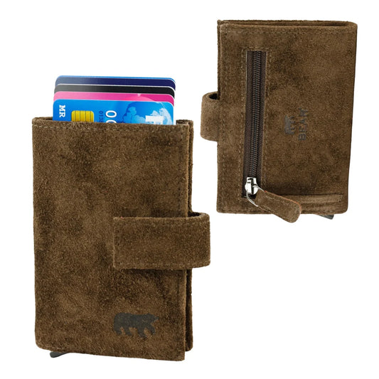 Kartenhalter Velours Elsie SU-6814 Brown