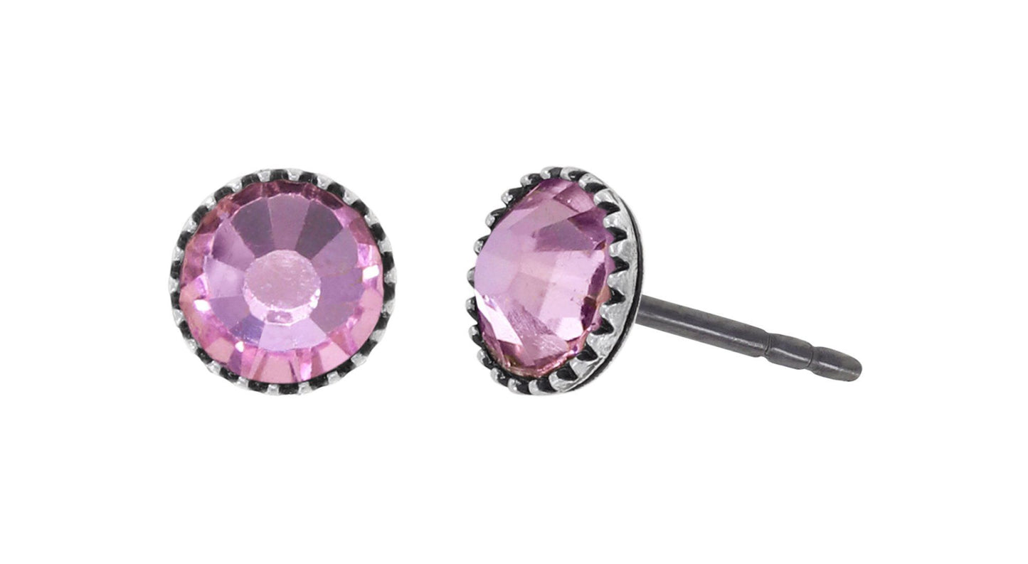 Konplott Ohrringe Black Jack Stecker klein
