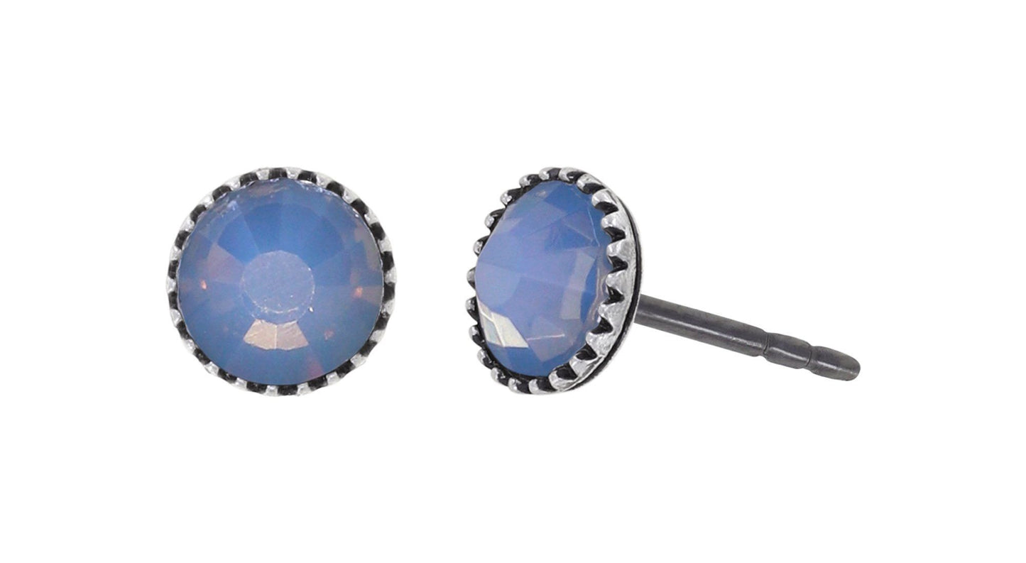 Konplott Ohrringe Black Jack Stecker klein