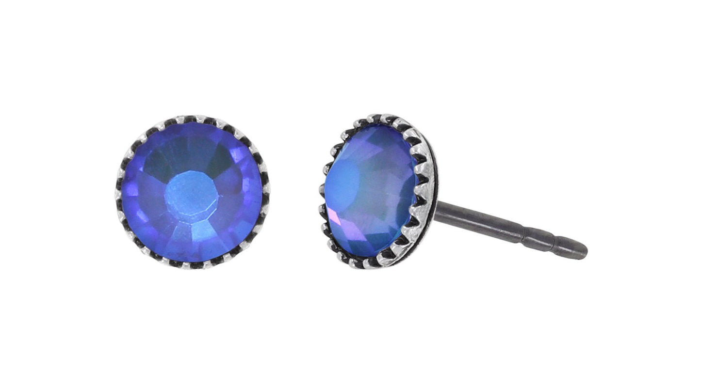Konplott Ohrringe Black Jack Stecker klein