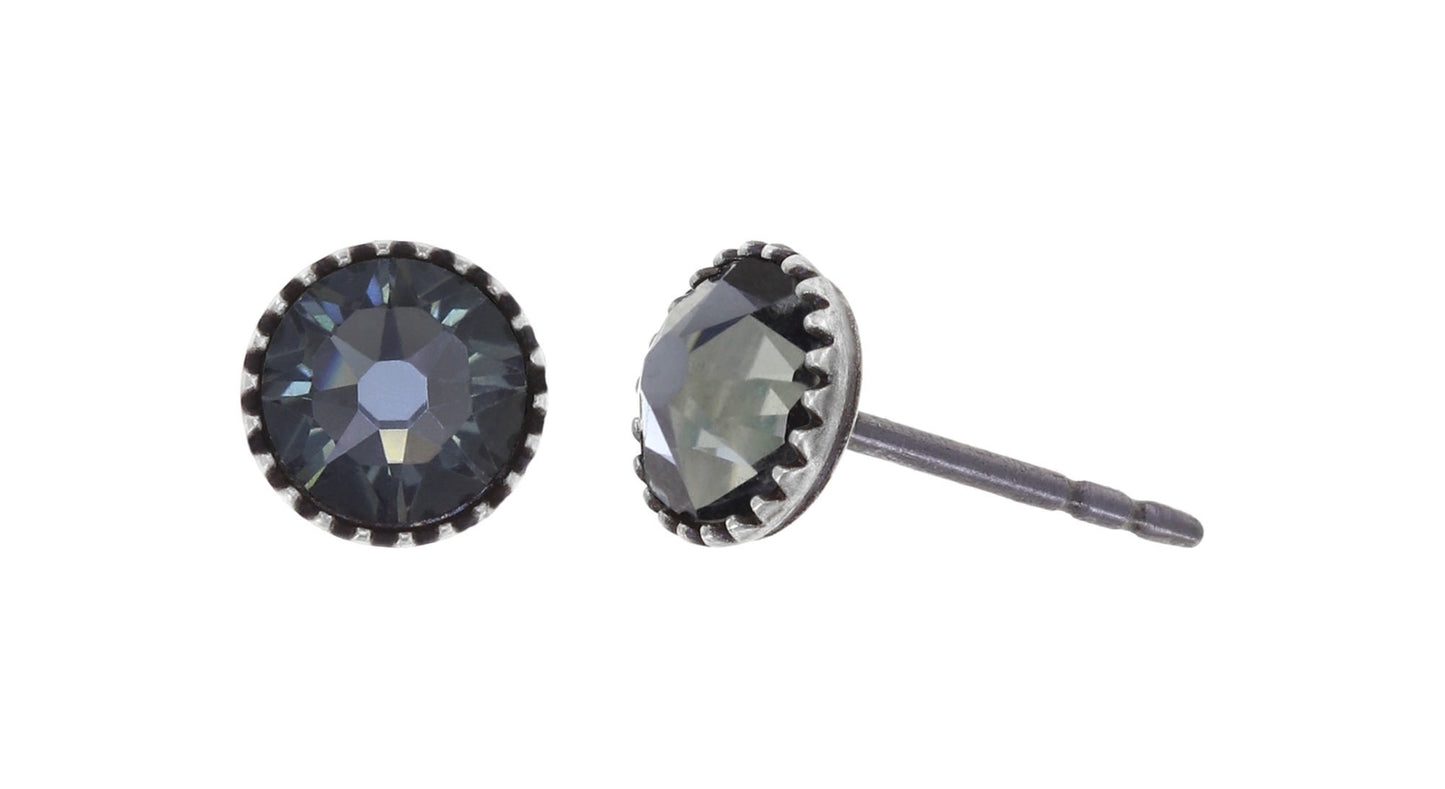 Konplott Ohrringe Black Jack Stecker klein