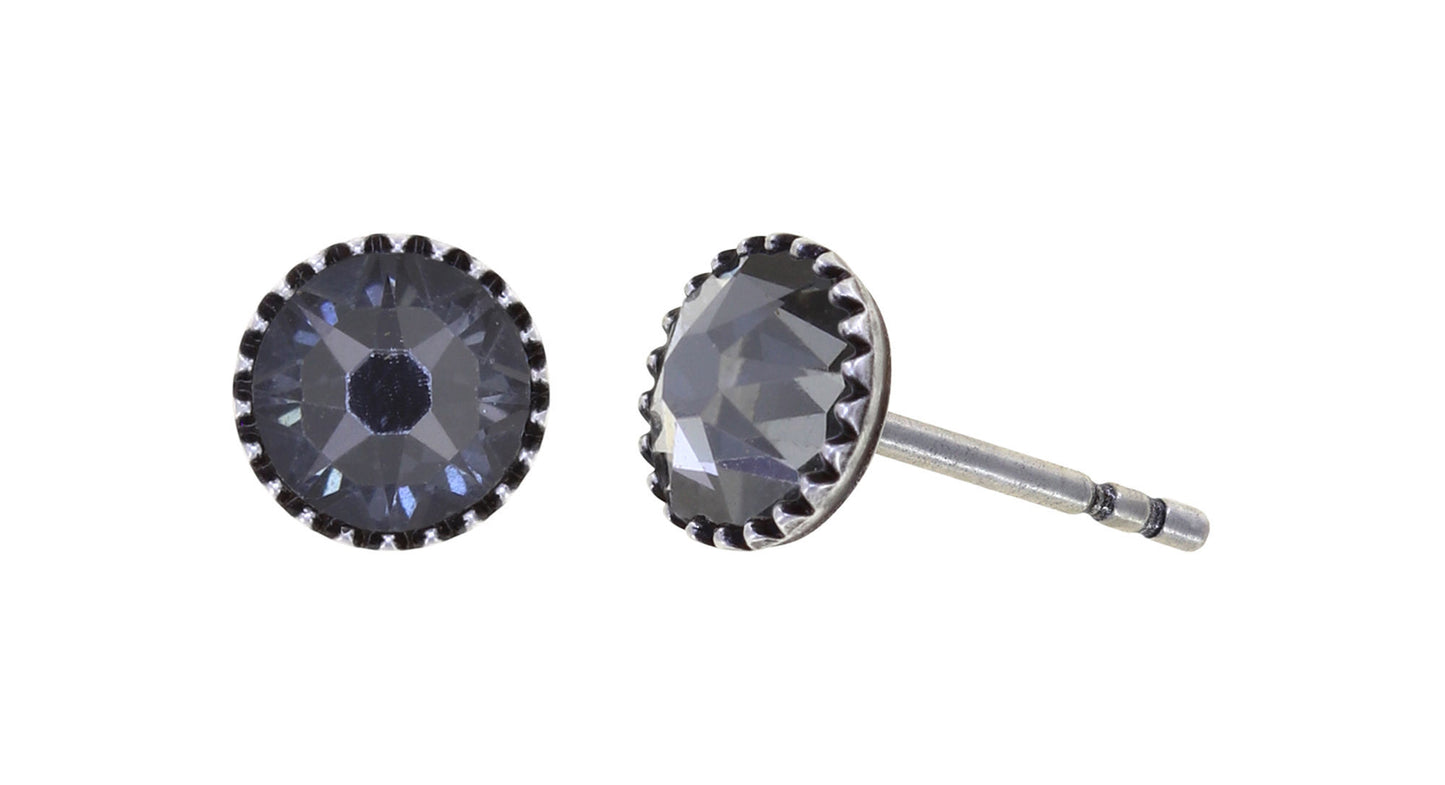 Konplott Ohrringe Black Jack Stecker klein