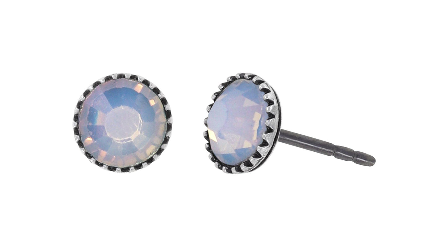 Konplott Ohrringe Black Jack Stecker klein