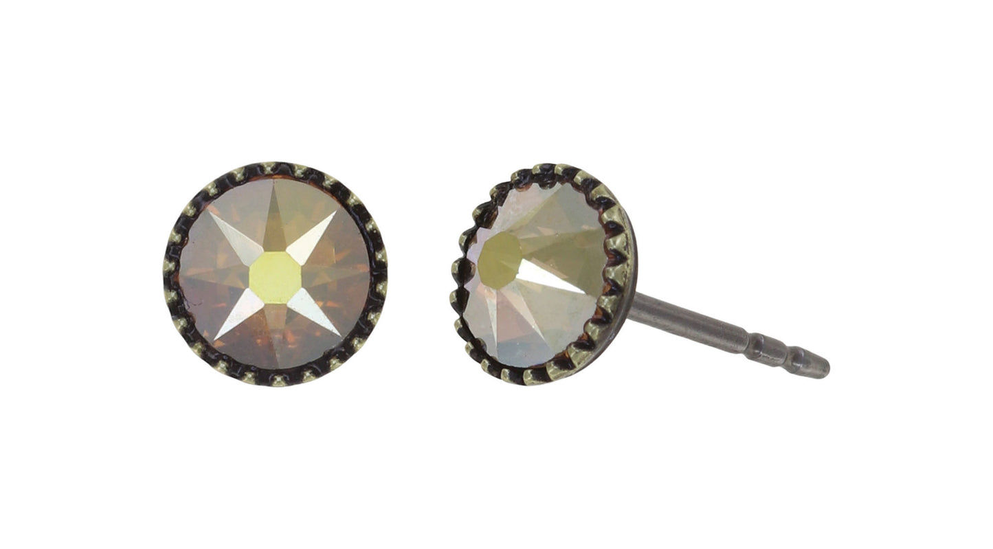 Konplott Ohrringe Black Jack Stecker klein