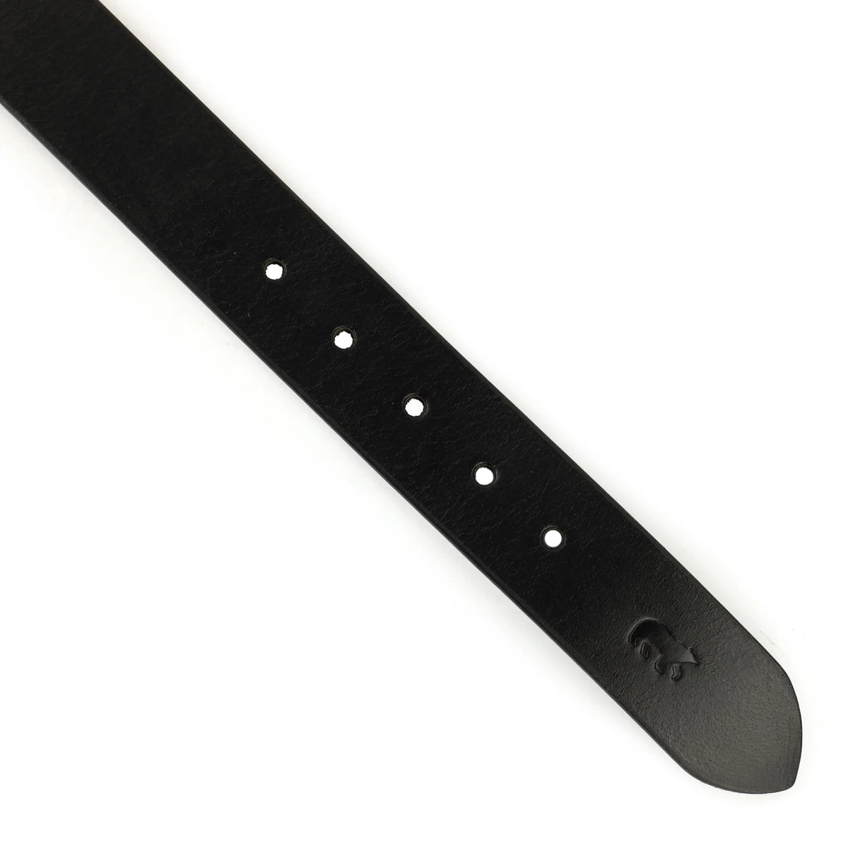 Breiter Ledergürtel 'Julian' Schwarz 3.5 cm