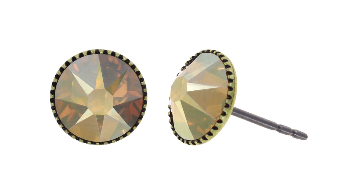 Konplott Earrings Black Jack Large Studs