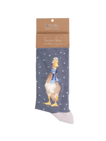Weihnachtliche Enten Männersocken von Wrendale Designs