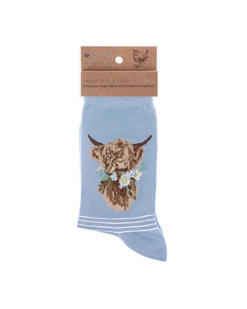 Hochland Kuh Socken von Wrendale Designs