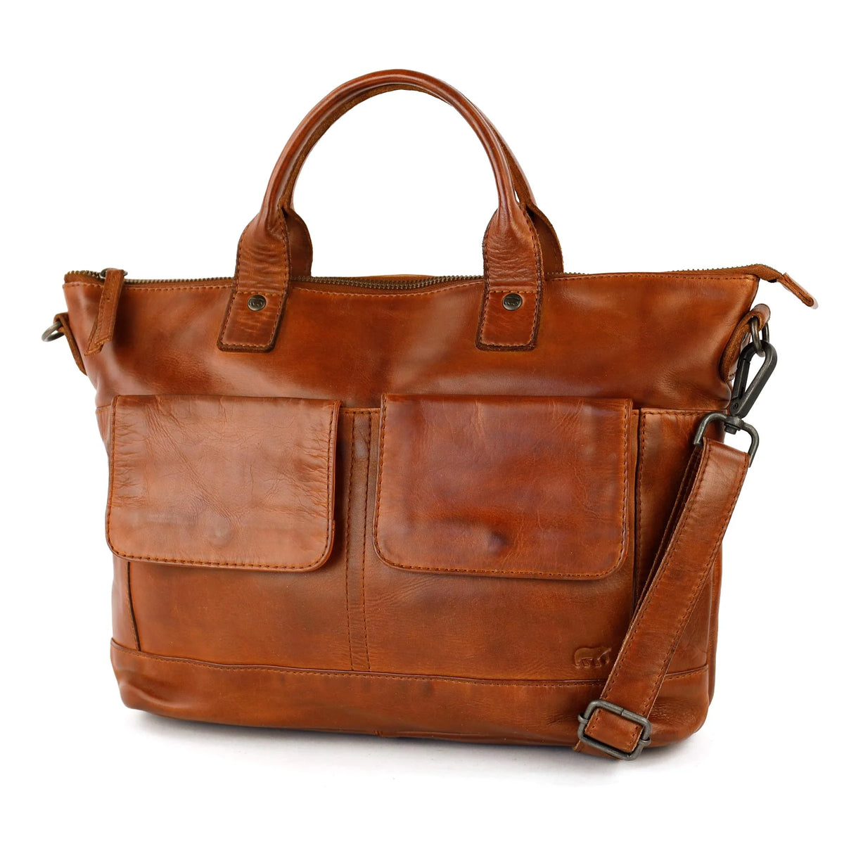 Hand-/Umhängetasche 'Elin' Cognac