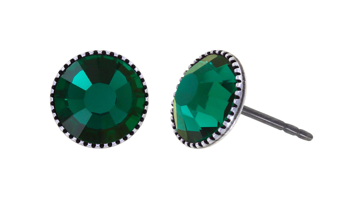 Konplott Ohrringe Black Jack Stecker groß