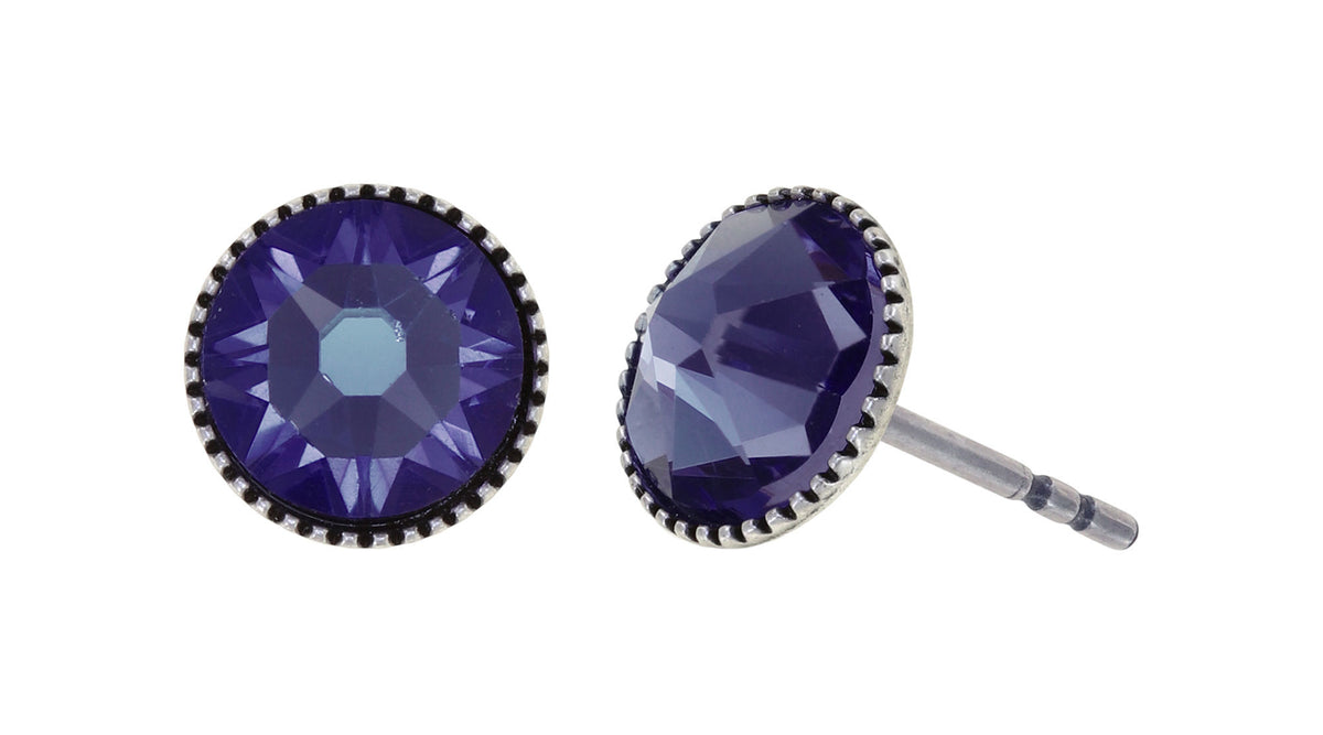 Konplott Ohrringe Black Jack Stecker groß