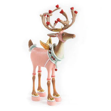 MACKENZIE-CHILDS Geduld Brewster Dash Away Figur Weihnachten Home Decor Amor Rentier