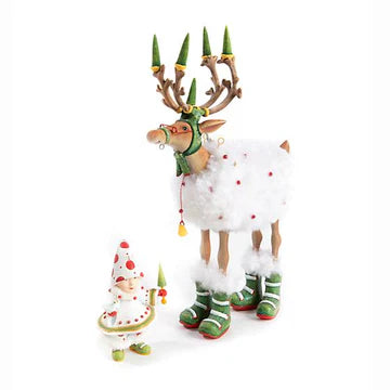 DASH AWAY BLITZEN REINDEER FIGURE