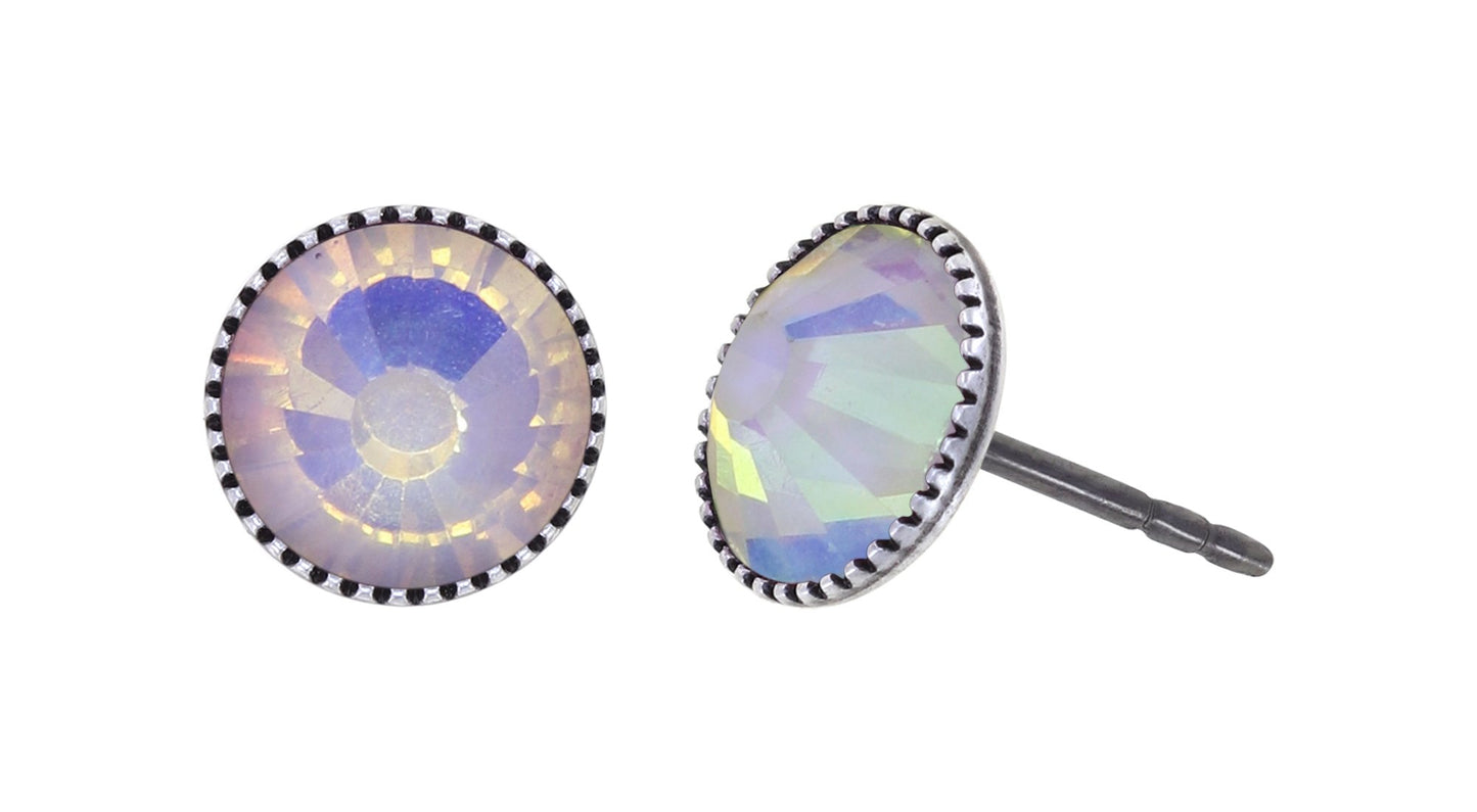 Konplott Earrings Black Jack Large Studs