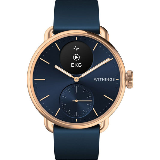 WITHINGS ScanWatch 2 38mm Hybride Smartwatch Edelstahl Edelstahl / Kautschuk, roségold