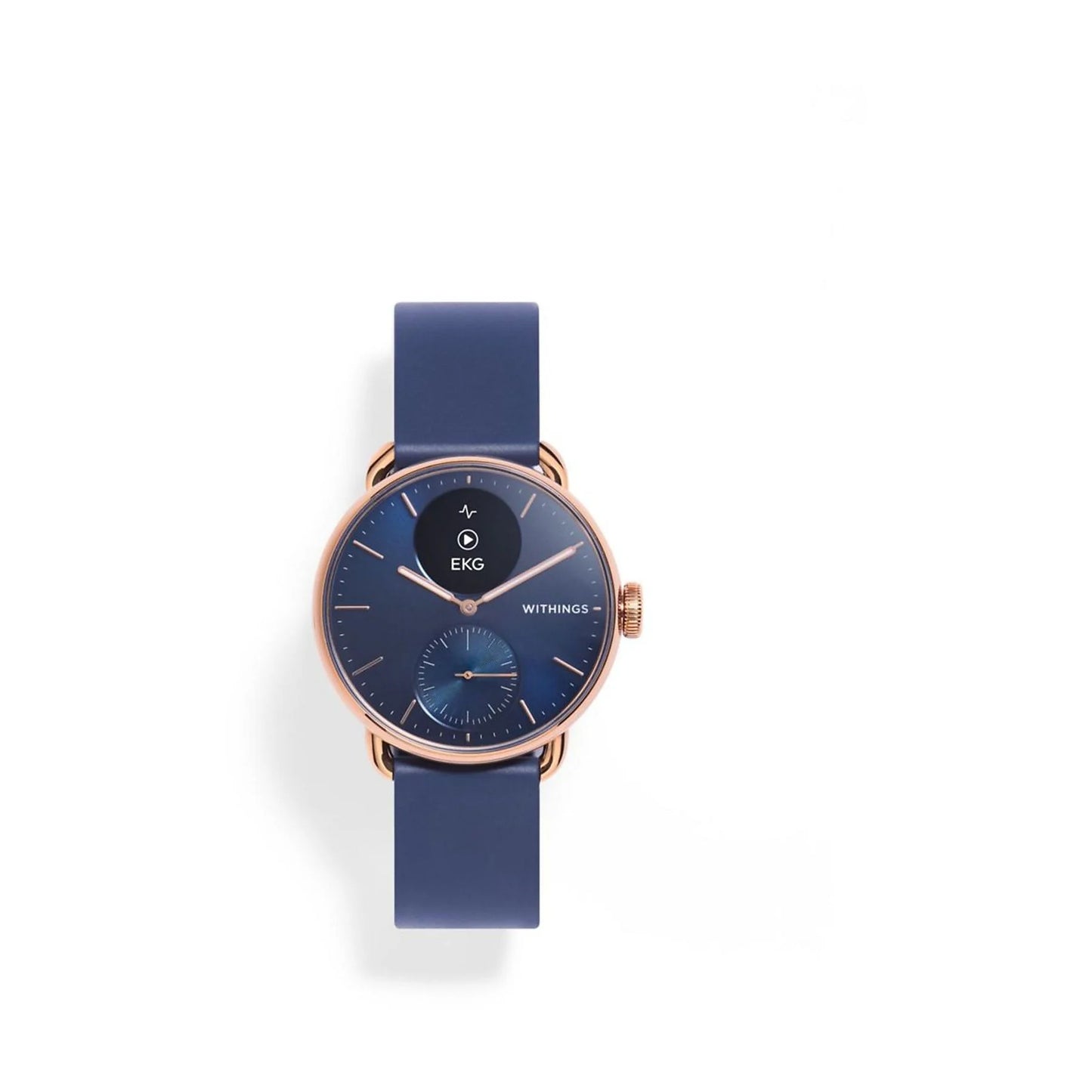 WITHINGS ScanWatch 2 38mm Hybride Smartwatch Edelstahl Edelstahl / Kautschuk, roségold