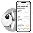 Withings Damenuhr ScanWatch Light silber/grau