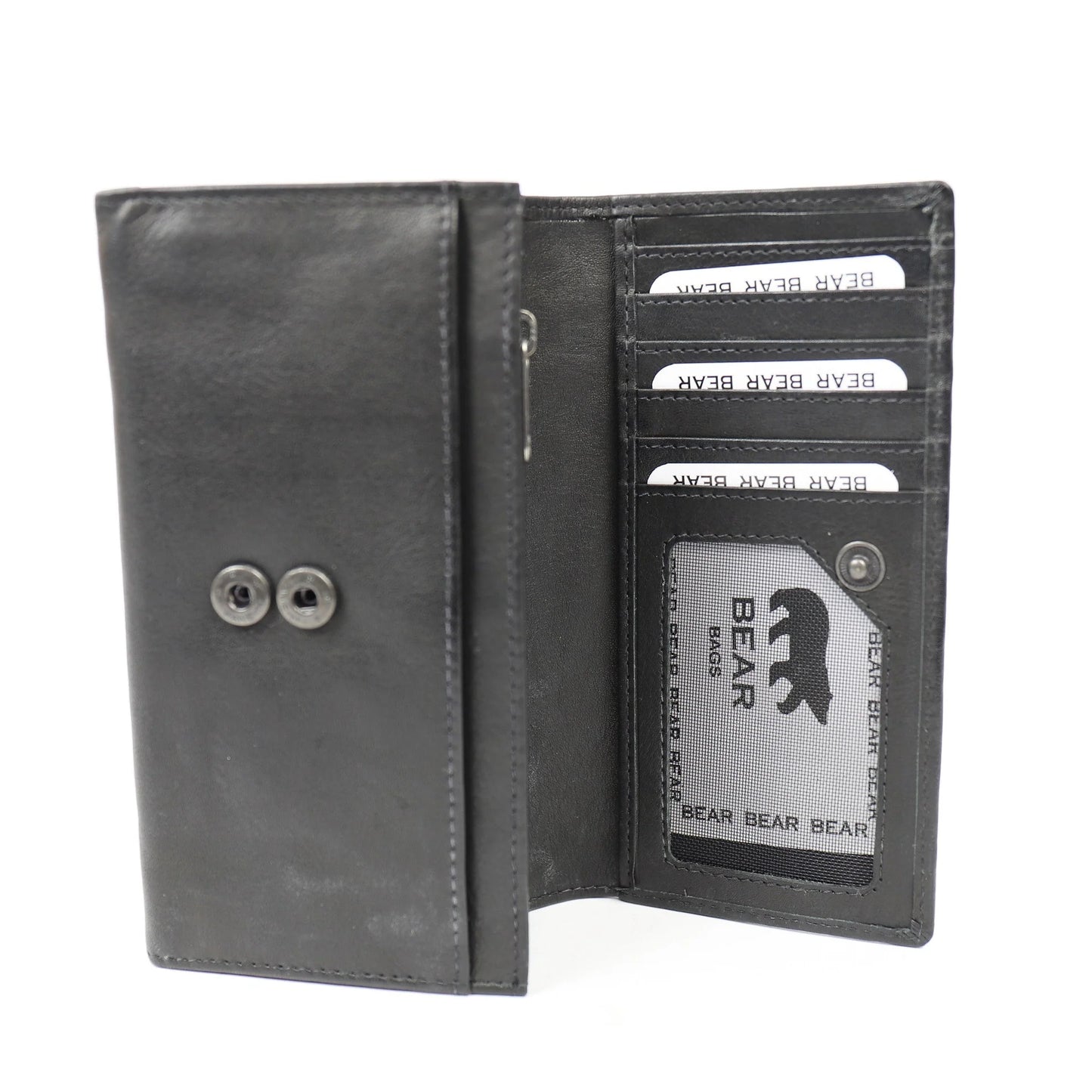 BEAR Design – Geldbörse mit Überschlag 'Sweety' XL Schwarz - CP 6041