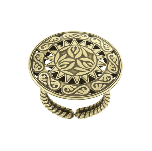 Ring Shades of Light Brass